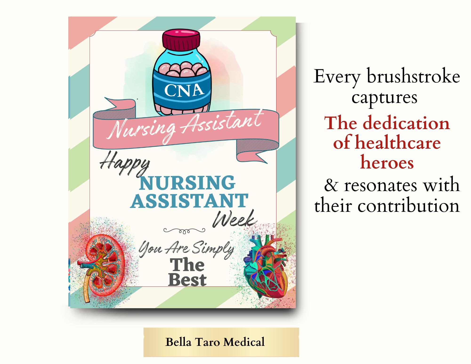 Happy CNA Week Banner Printable / CNA Appreciation Week Banner / Cna ...