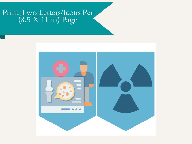 Radiologic Tech Week Printable Banner, Radiology Tech Week Banner, Rad