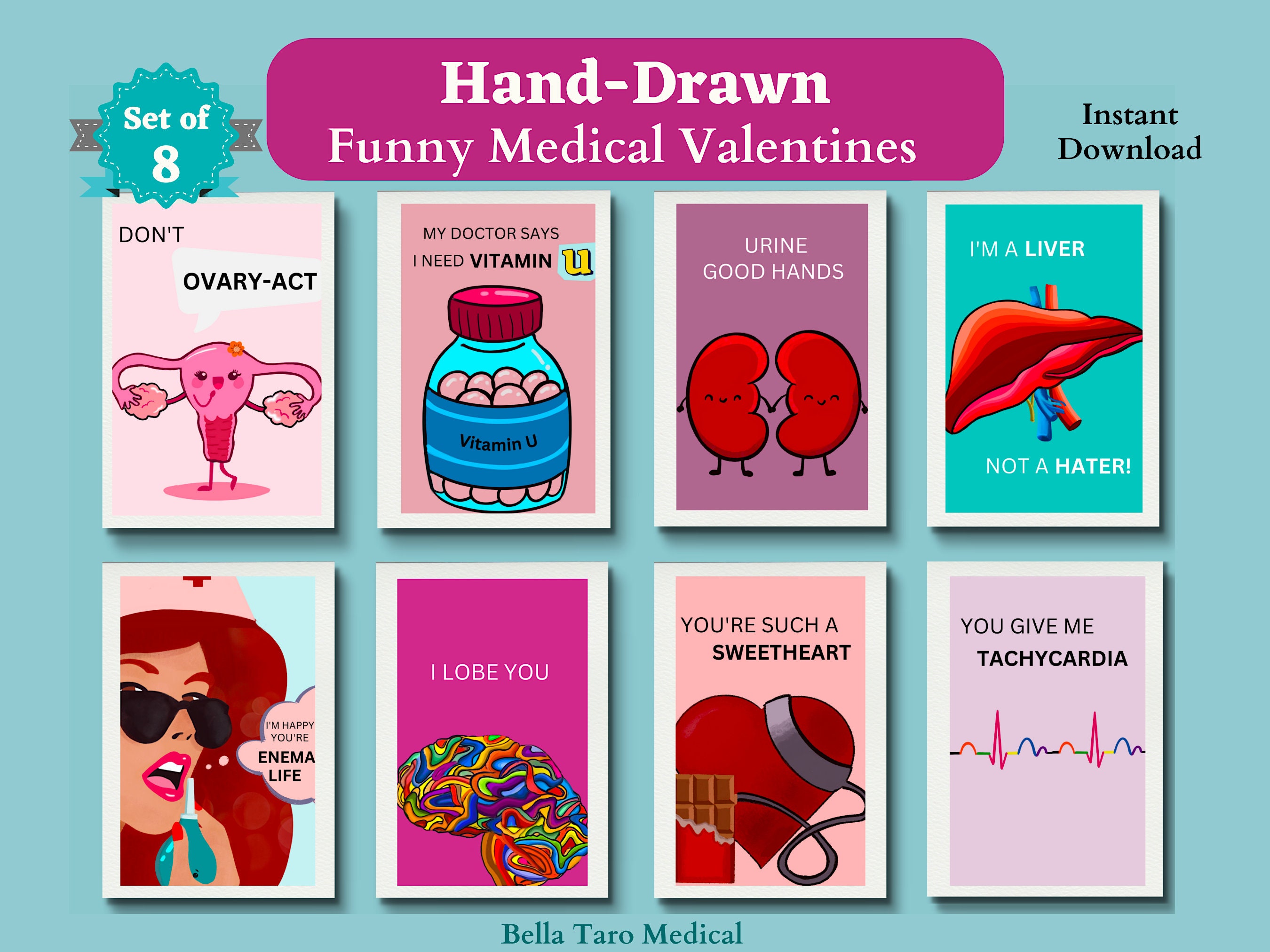 Funny Medical Valentine s Day Cards Hand drawn Medical Pun Valentines funny-medical-valentine-s-day-cards-hand-drawn-medical-pun-valentines