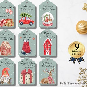 Coworker Christmas Gift Tag Team Thank you Appreciate Holiday Gift Tags Christmas Appreciation Favor Tags Teacher Staff Employee Team Gift
