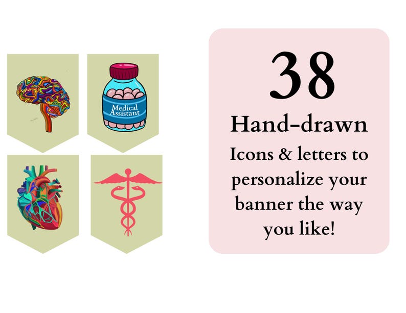 Ha Ma Week Happy Medical Assistant Week Printable Banner and Sign, Hand-drawn MA ...