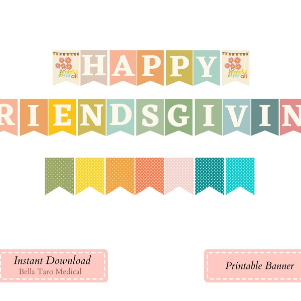 Printable Friendsgiving Banner Etsy