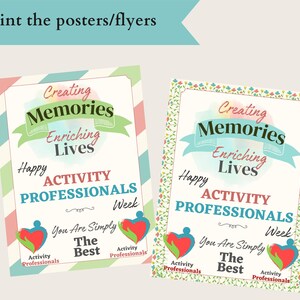 Activity Professionals Week Sign Printable / Activity Professionals ...