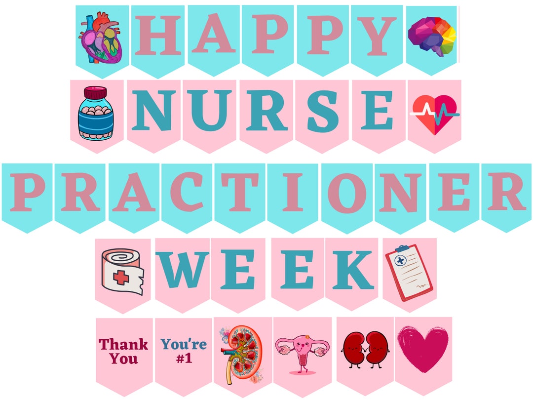Nurse Practitioner Week Banner Printable / NP Week Banner / Etsy