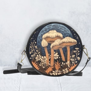 A purse made from mushrooms. Photo: MuSkin  Leather, Vegan handbags,  Stuffed mushrooms