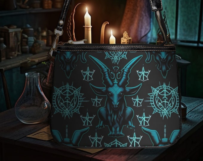 Gothic Goat Goth Goat Purse for Dark Cottagecore Aesthetic Gift for Her, Baphomet ...