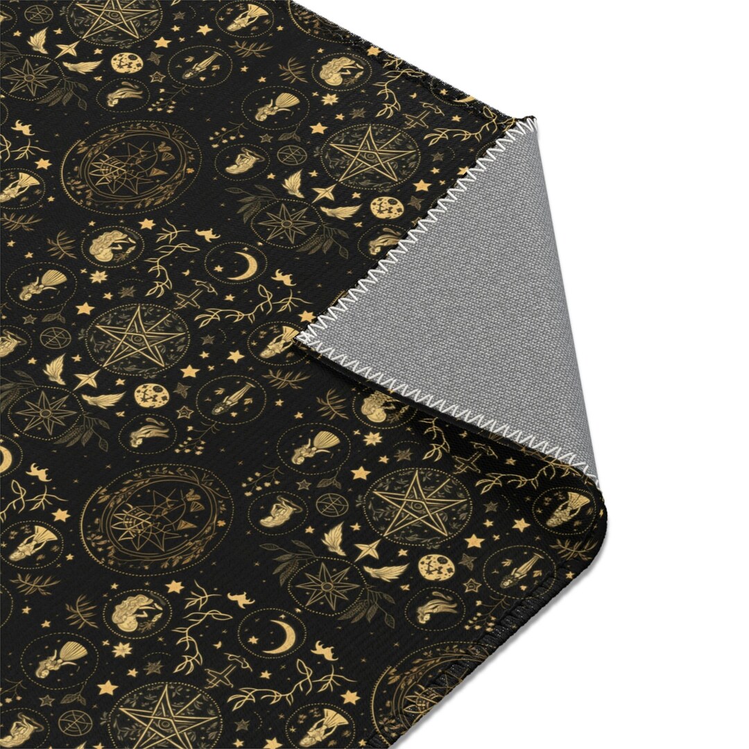 Dark Academia Area Rug for Witchy Decor Gift for Her - Etsy