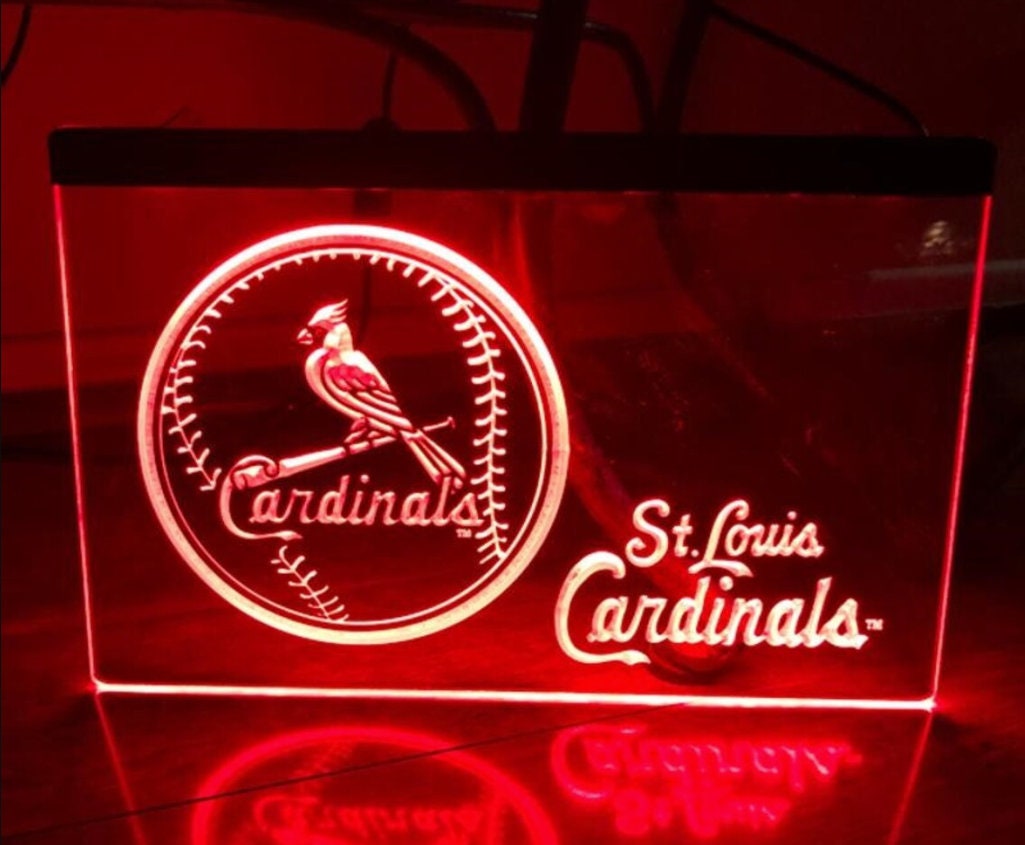10 Vivid LED St. Louis Cardinals Beer Neon Sign Light Lamp Wall Decor Bar  Pub