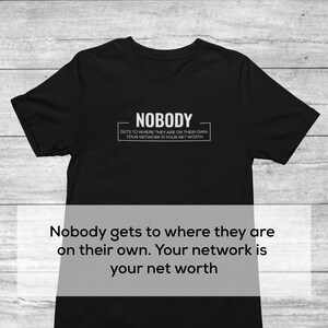 Your Network Is Your Net Worth - Short Sleeve Tee | Inspirational Quotes Shirt | Motivational Shirt | Strong Men Shirt | Network Outfit