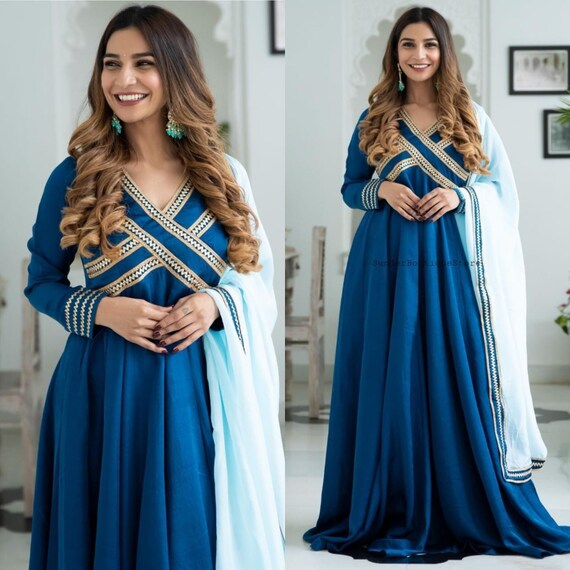 Wedding long frock design cheap