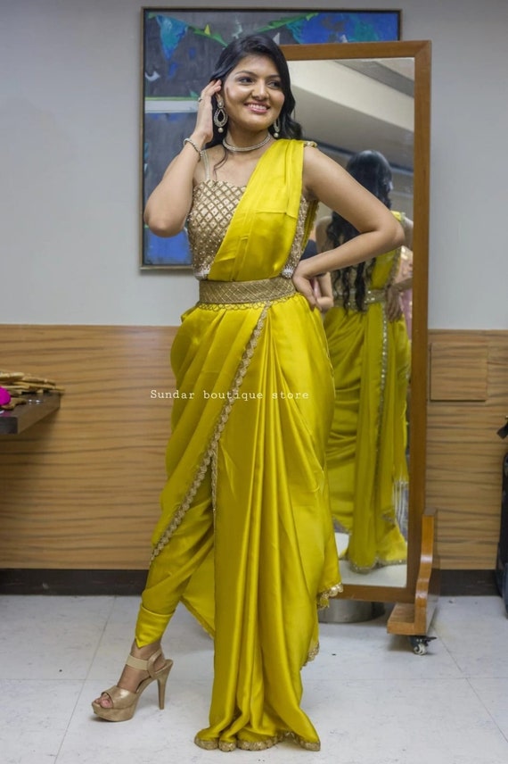 Dhoti top pant saree