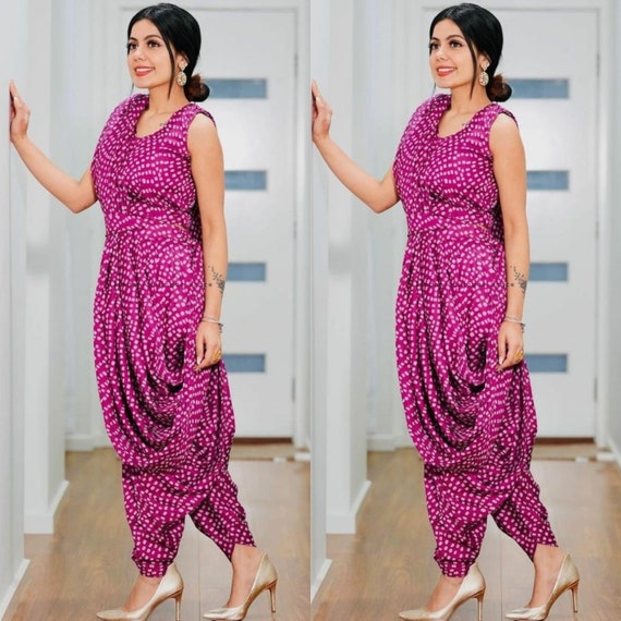 indo western bandhani gown | Indian designer outfits, Fashion design dress, Bandhani  dress
