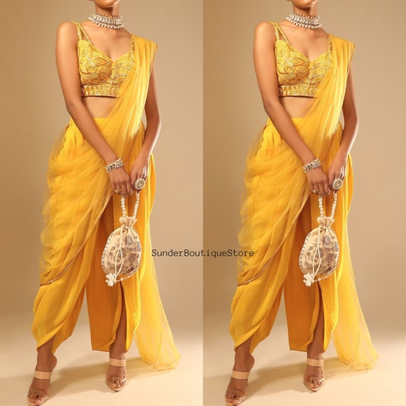 Yellow Rayon Readymade Dhoti Salwar Suit 194220 | Dhoti salwar suits, Dhoti,  Salwar suits