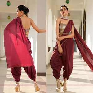 Disfraz de Hindú Bollywood rojo vibrante para mujer