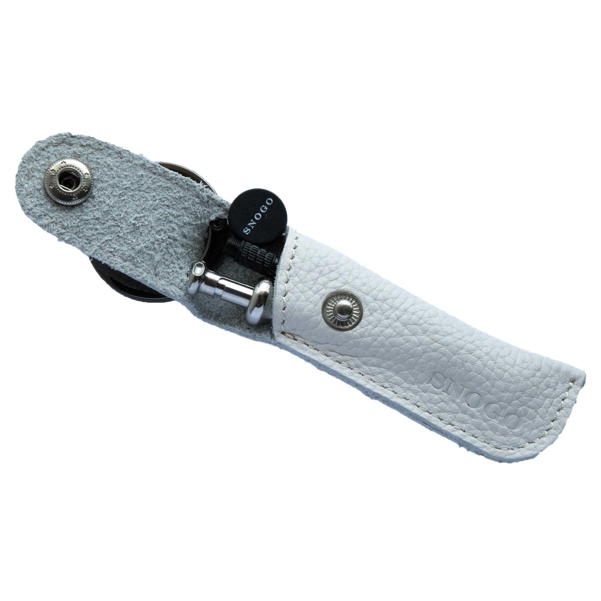 Unique Spring-Loaded SNOGO Straw Silver Stainless Steel | UK