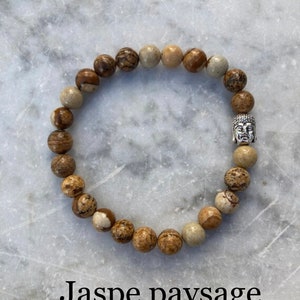 Men's natural stone bracelet