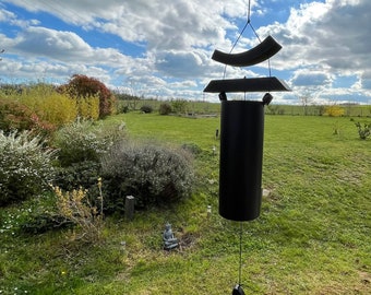 Carillon à vent zen noir