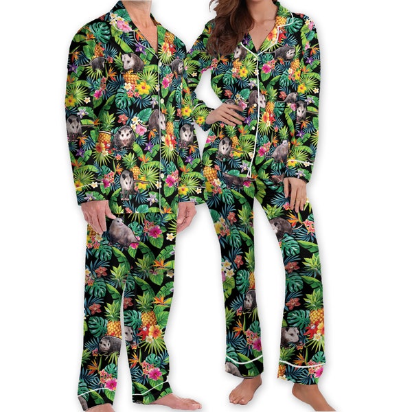 Pineapple Palms -  Everyday Set <br> Kids Cotton Notched Pajama Set main image 1
