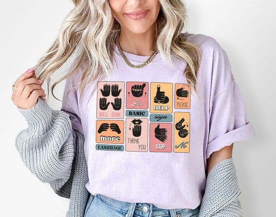 Be Kind Sign Language Shirt Asl Interpreter Teacher Gift T-Shirt Be Kind Sign Language Shirt Asl Interpreter Teacher Gift T-Shirt