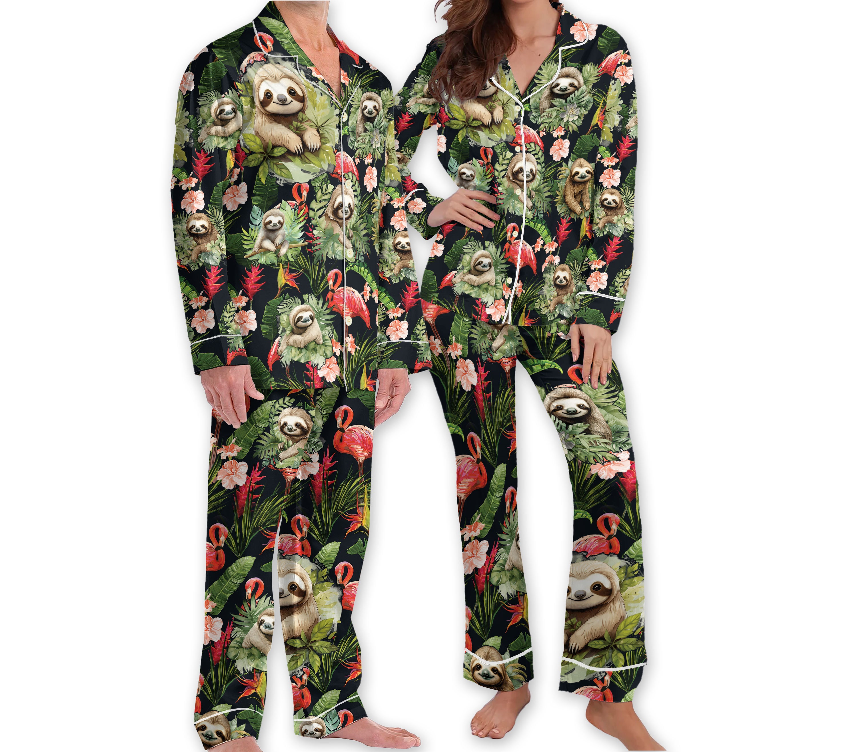 Sloth Pajamas Men Etsy