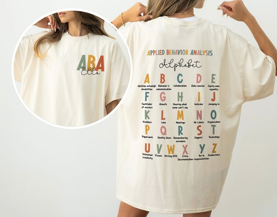 Aba Therapist Shirt Behavior Therapy Shirt Aba Gifts Aba Therapist Shirt Behavior Therapy Shirt Aba Gifts