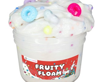 Fruity Floam Scented Fruity Pebbles Slimes