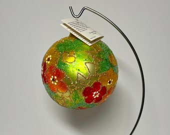 Christopher Radko Florentine ball glass ornament Spring, Easter, #91-083-0