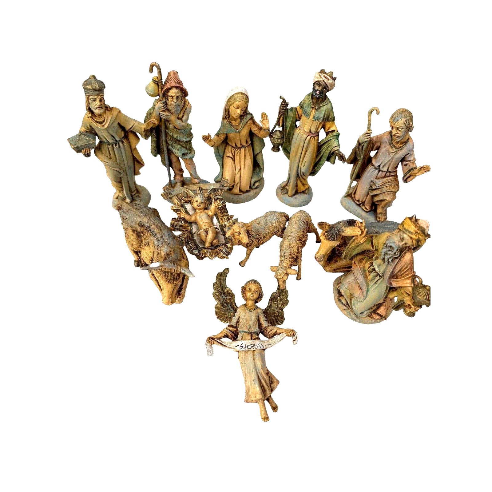 Fontanini Nativity Set Depose Italy 12 Piece 5 Inches 1991 Etsy