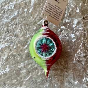 Rare mini Christopher Radko Reflector Ornament