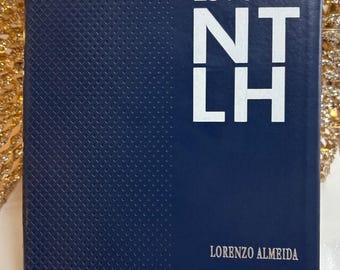 Biblia de estudio en portugués NTLH personalizada / Regalo grabado personalizado