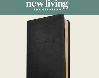 Personalized NLT Large Print Thinline Bible | Center-Column Reference