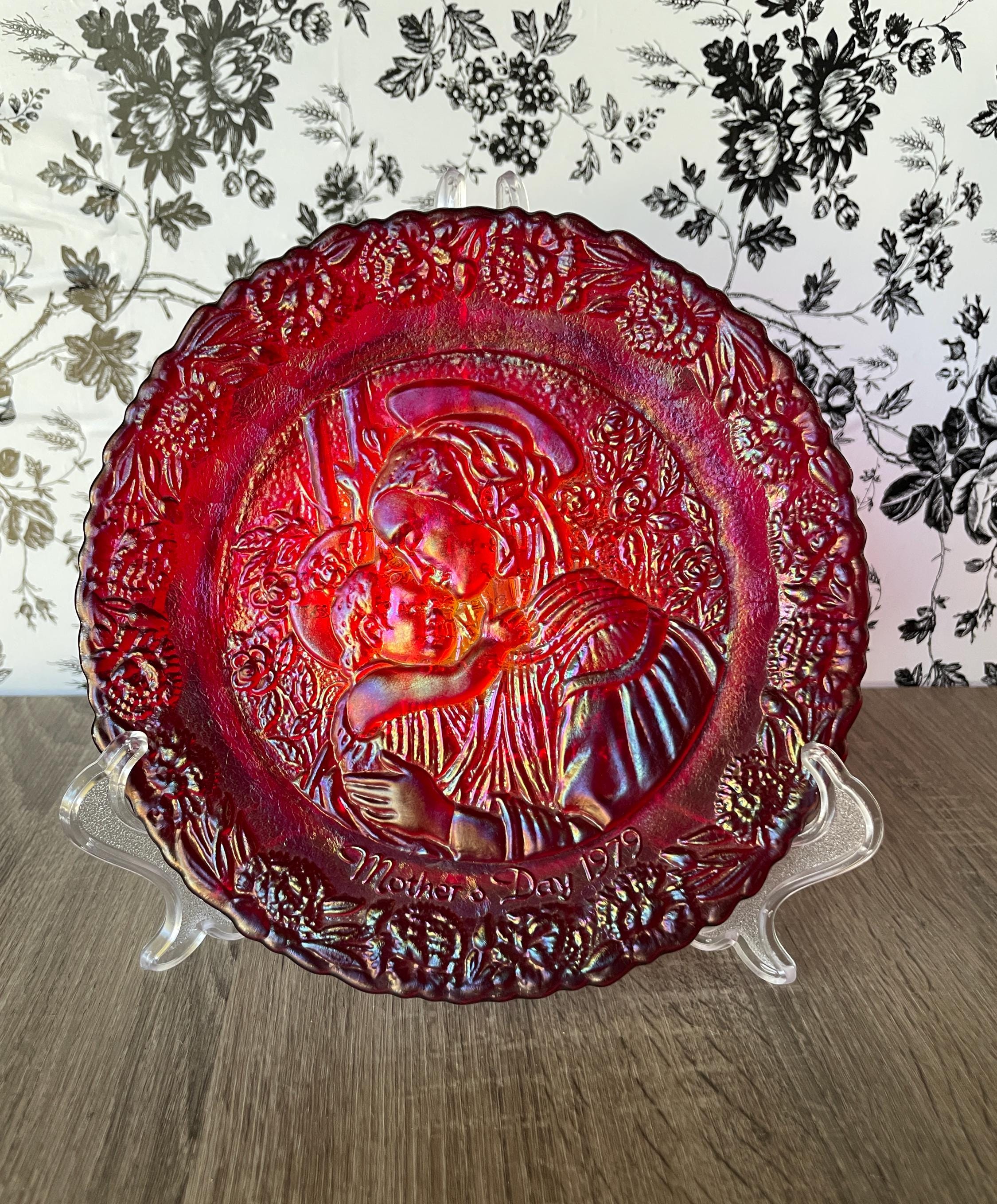 Red Fenton Glass - Etsy