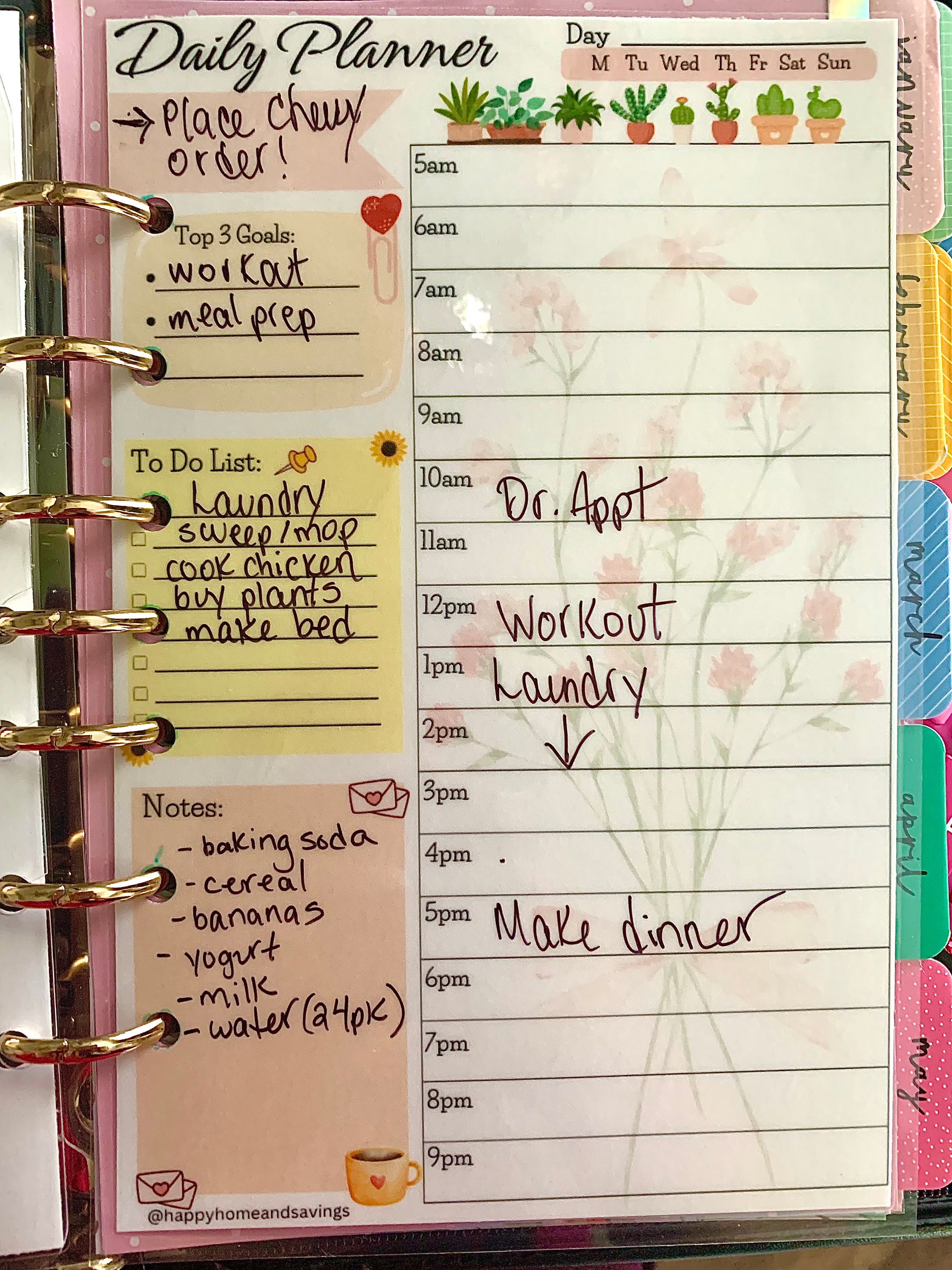 Franklin Covey Classic Plannerdaily Planner Laminated5pack Etsy