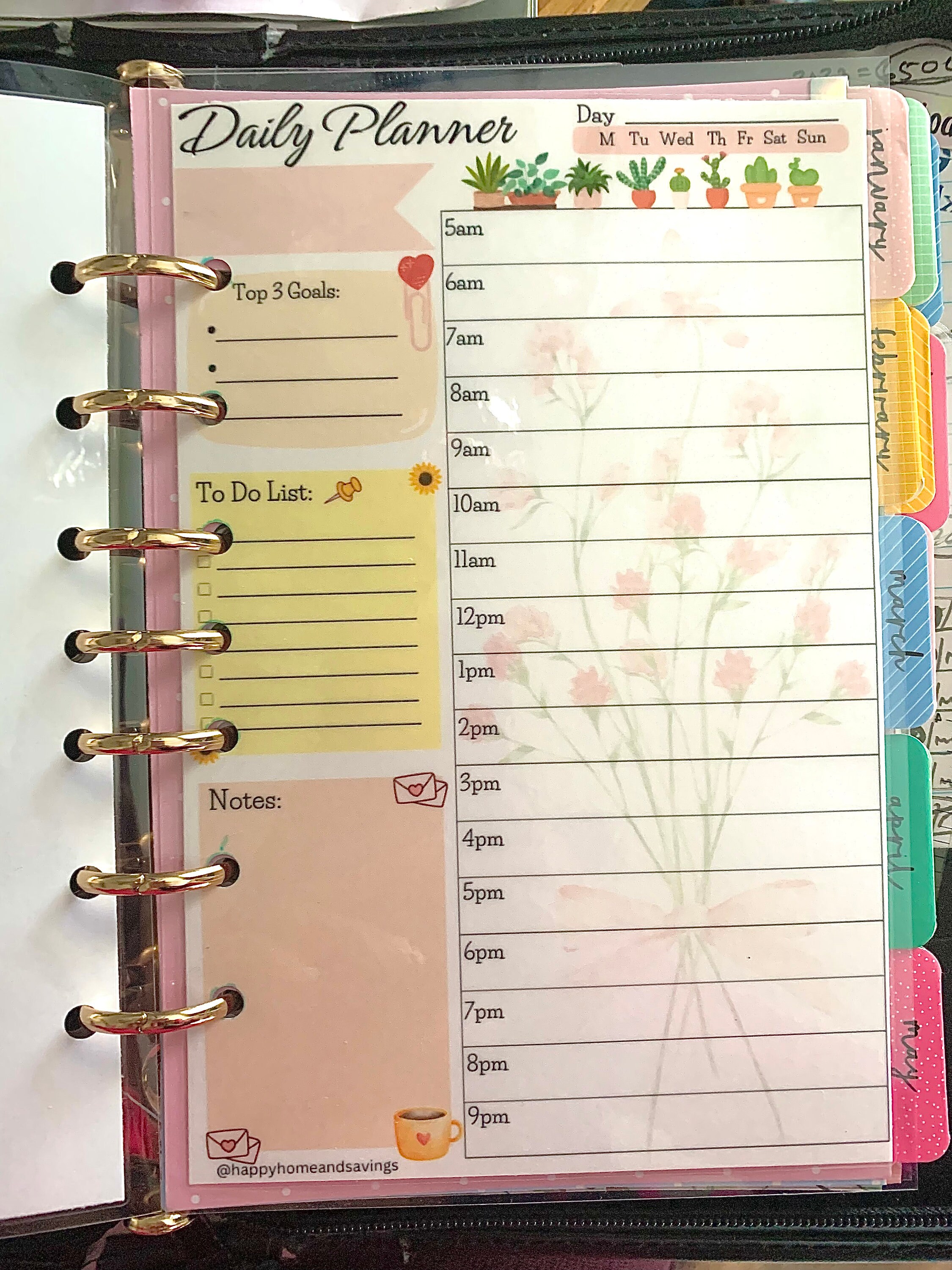 Franklin Covey Classic Plannerdaily Planner Laminated5pack Etsy