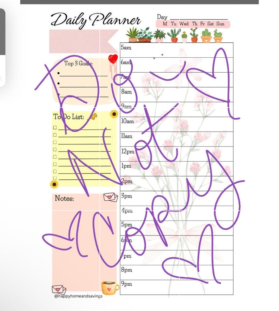 Franklin Covey Classic Plannerdaily Planner Laminated5pack Etsy