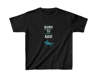 Born To Ride - T-shirt en coton épais pour enfant