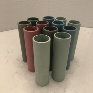 12 Clean Empty Plastic Rolls TP Tubes Arts & Crafts, School Projects Supplies