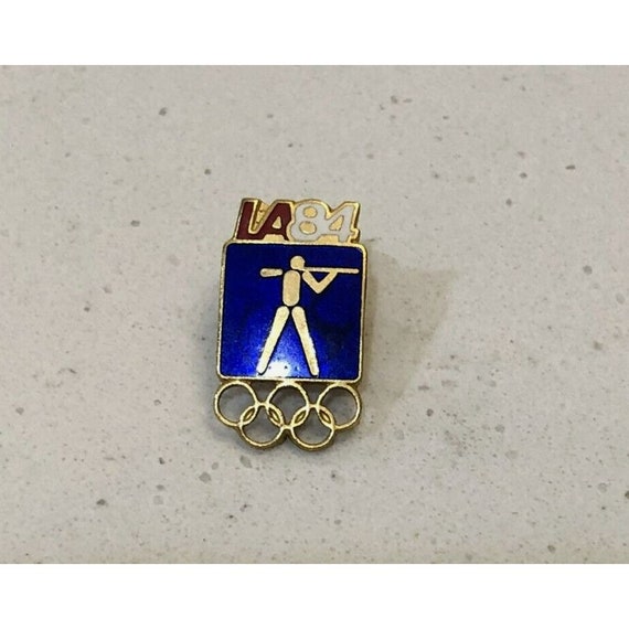 VTG LA '84 Los Angeles Olympics Collectible Ename… - image 1