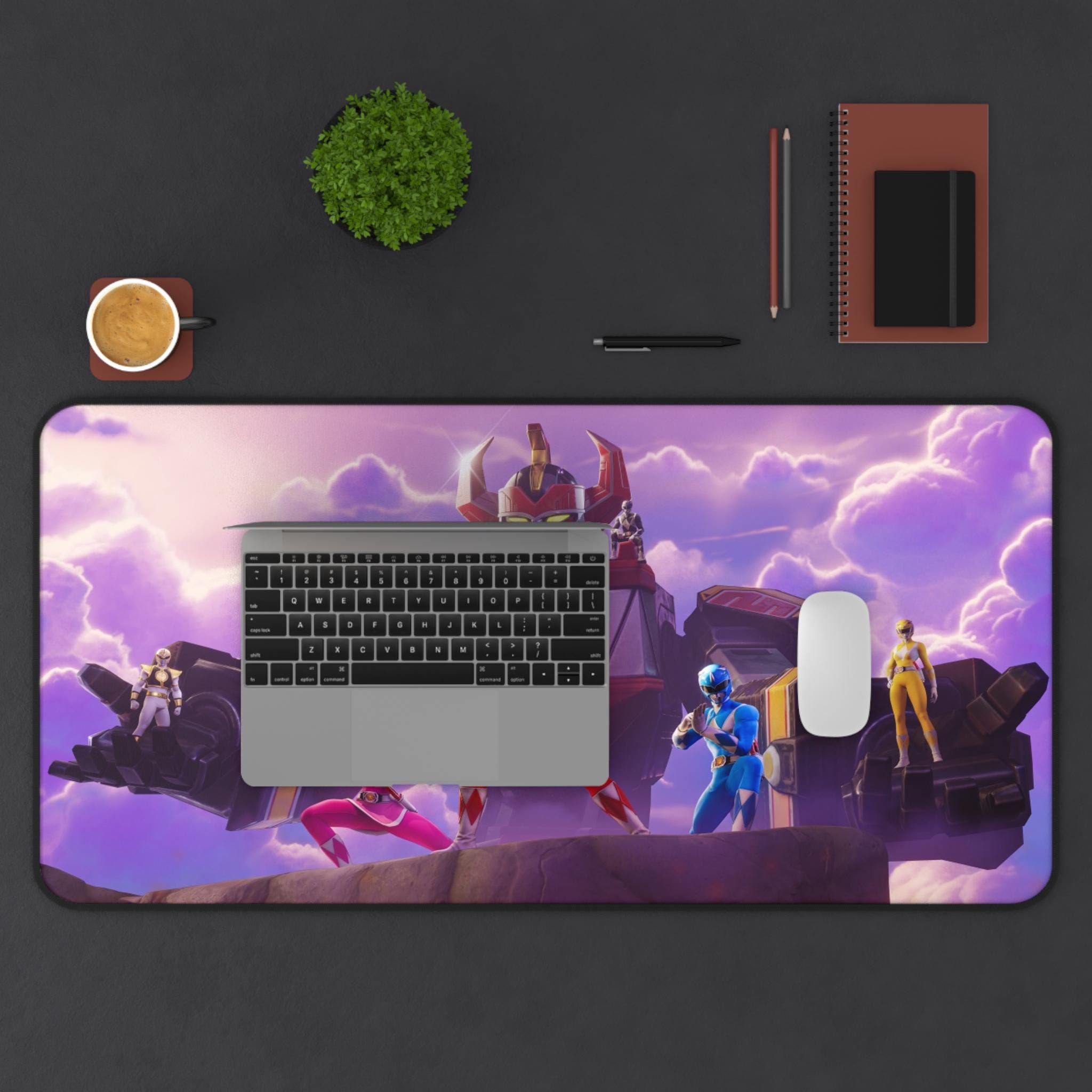 Power Ranger Pads Power Ranger Inspired Gaming Desk Mat XXL 16X32 - Etsy