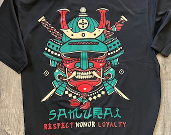 Japanese T-Shirt, Japan Samurai Warriors Graphic design Tee for Men and Women