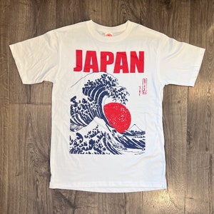 Japan Big Wave T-Shirt, Japanese Graphic design Tee for Men and Women
