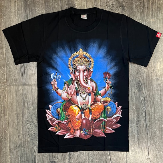 Thai Ganesha Phra Phikanet Vintage T-shirt Elephant Graphic - Etsy ...