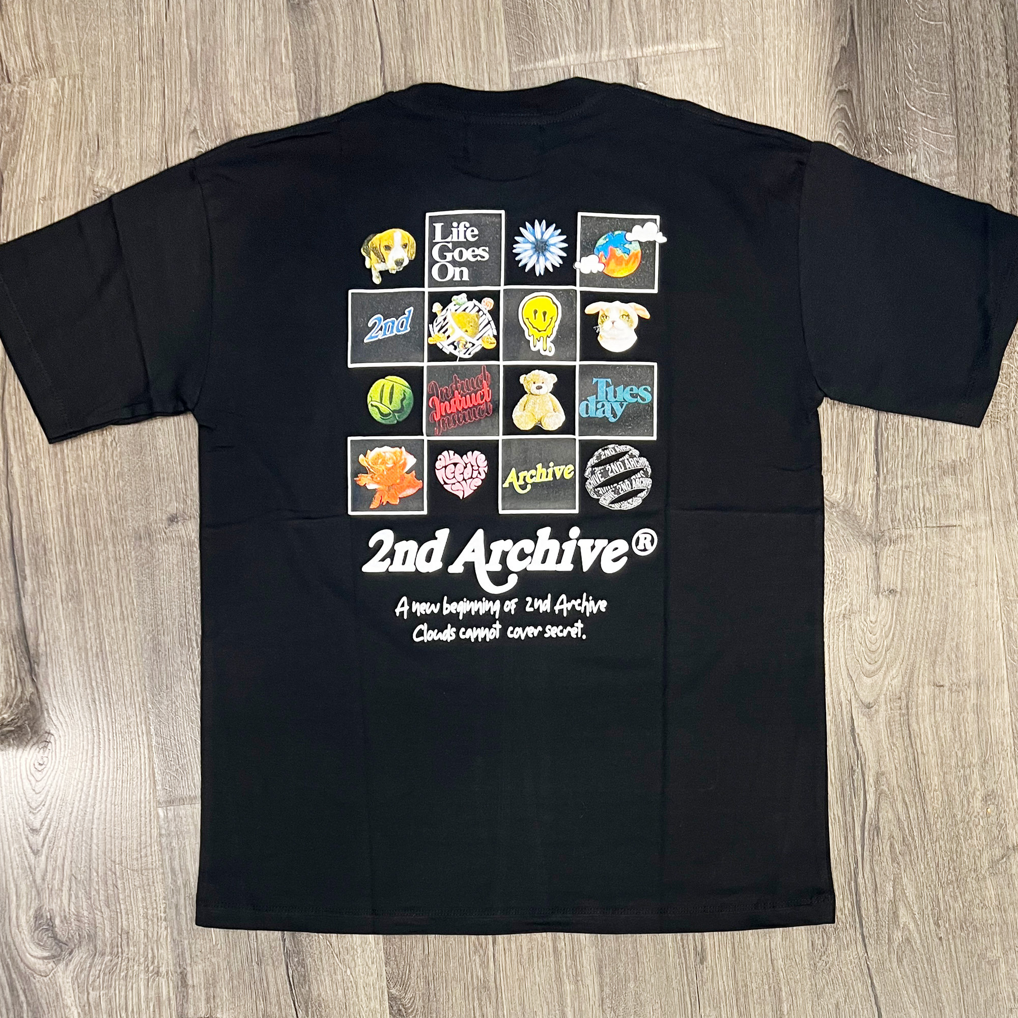 2nd Archive Shirt, Abstract Graphic Tshirt, Art Drawing
