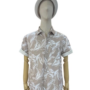 Short Sleeve Breathable Loose Printing Hawaiian Shirts,Hawaii Shirt, Unisex Top, Beach Shirt
