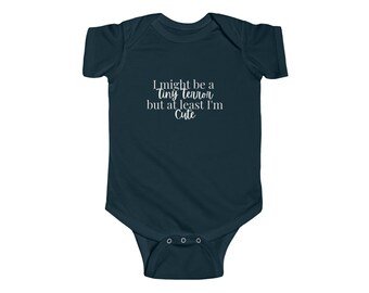 Tiny Terror Baby Onesie | Sarcastic Baby Shower Gift