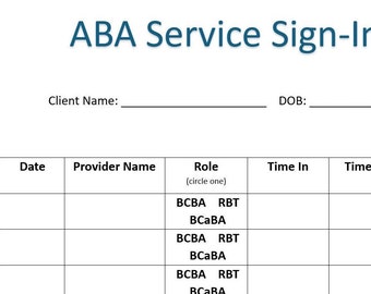 Scheda di accesso del fornitore di servizi ABA