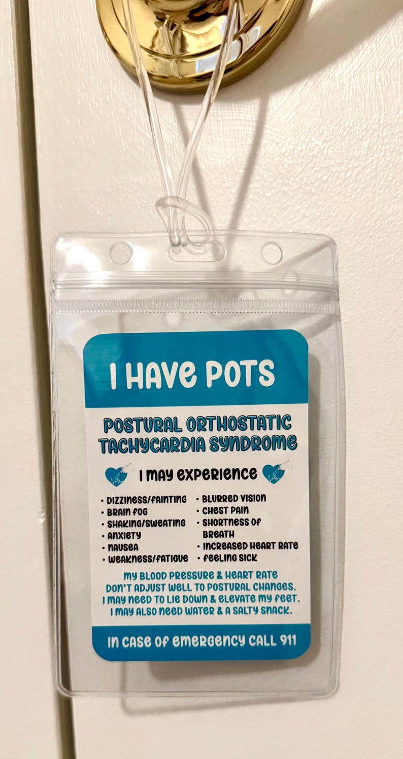 POTS Medical ID Tag image 2