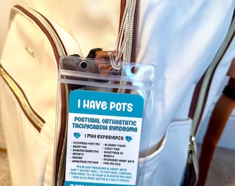 Etiqueta de identificación médica POTS