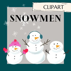 Pupazzi di neve Clipart