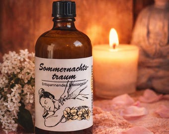 Massageöl - Sommernachtstraum (vegan)